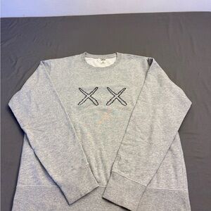 KAWS Gray Crewneck Men’s Sweatshirt Medium